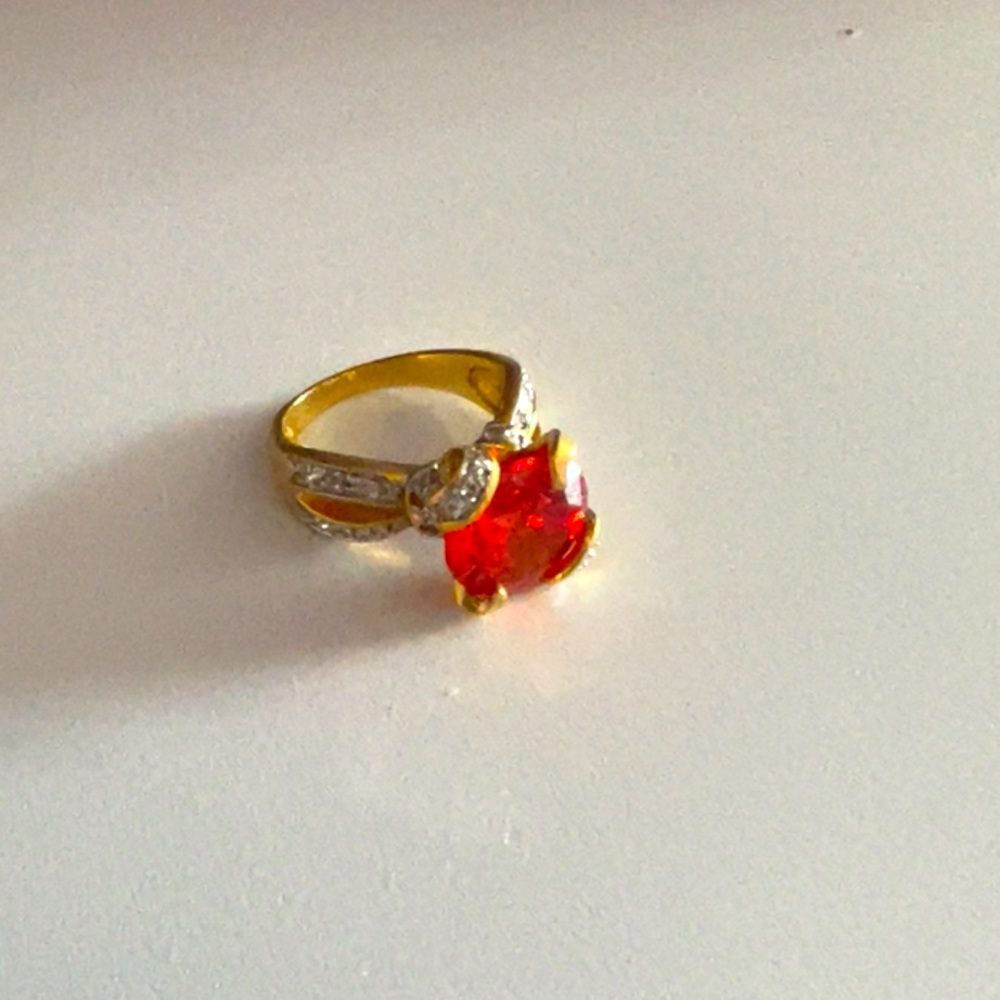 Strawberry Gemstone Ring